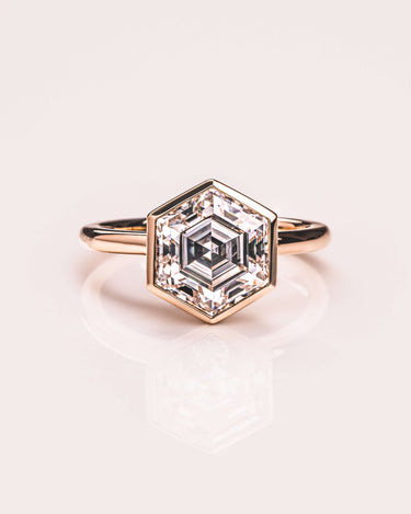 Beth - Hexagon - Zen Moissanite