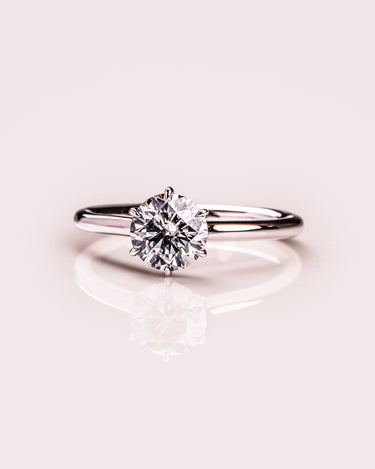Camilla - Round (Grey) - Zen Moissanite