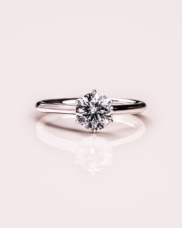 Camilla - Round (Grey) - Zen Moissanite