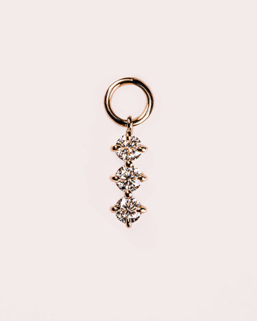 Charm - Trio Round - Zen Moissanite