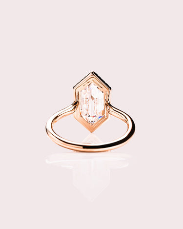 Evelyn - Elongated Hexagon - Zen Moissanite