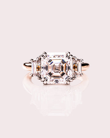 Hannah - Asscher & Trapezoid - Zen Moissanite