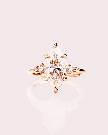 Magnolia - Marquise (with Hidden Halo) - Zen Moissanite