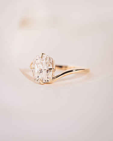 Maya - Elongated Cushion - Zen Moissanite