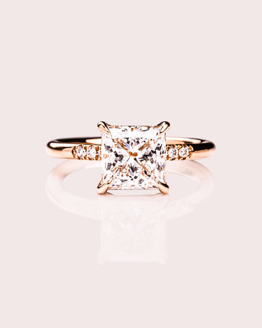 Michelle - Princess Lab - Diamond - Zen Moissanite
