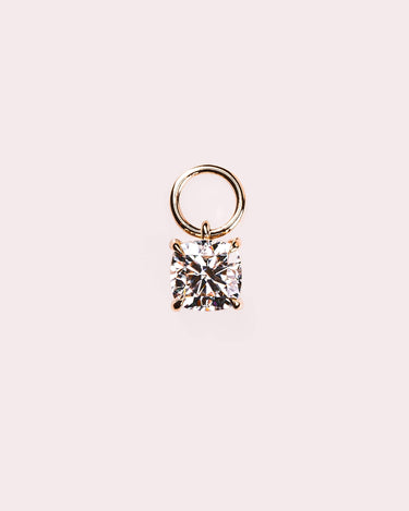 Ready to Ship - Charm - Cushion - Zen Moissanite