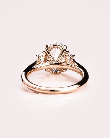 Ready to Ship - Hannah - Oval & Half Moon - Zen Moissanite