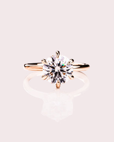 Ready to Ship - Harley - Round Brilliant (H&A) Moissanite - Zen Moissanite