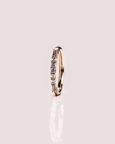 Ready to Ship - Lilian - Asscher & Tapered Baguette - Zen Moissanite