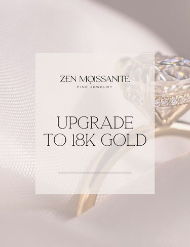 Upgrade to 18k Gold Men's Bands - Zen Moissanite