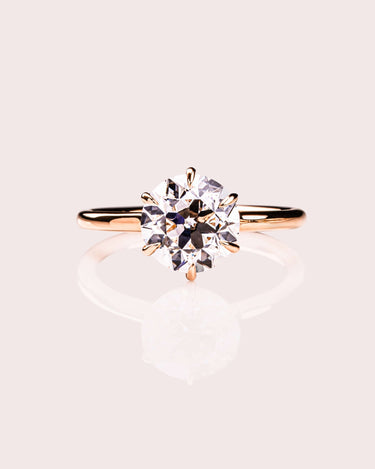 Veronica - Round Lab - Diamond - Zen Moissanite