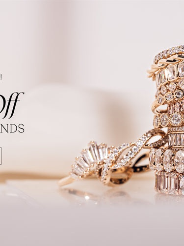 Ready, Set, “I Do”   Up To 20% Off Wedding Bands   Limited Time Only   CTA: Shop Sale  