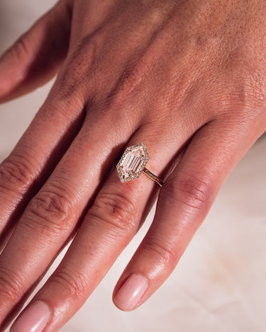 Provence Fine Jewelry Ring Unique Design Enhance Ring 14K White Gold Ring  Bezel Setting Round Cut Moissanite Diamond Ring - China Provence Fine Jewelry  Ring and Unique Design Enhance Ring price