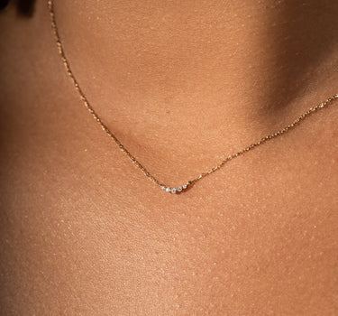 Ready to Ship - Floating Diamond Necklace