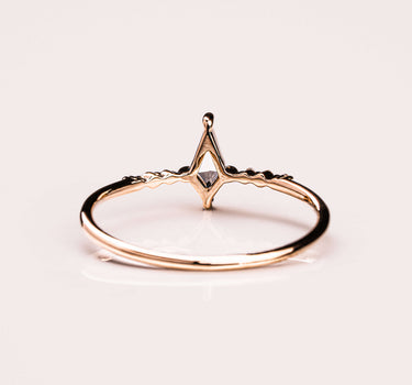 Ready to Ship - Kite White Topaz & Diamond Ring