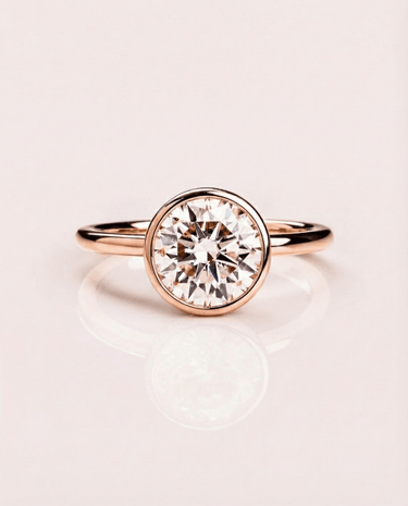 Beth - Round - Zen Moissanite