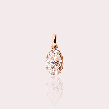 Bezel Pendant - Oval