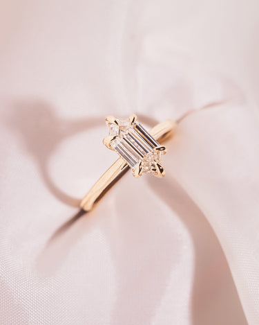 Caroline - Elongated Hexagon - Zen Moissanite