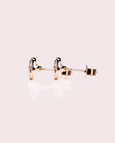 Demi Earrings - Round - Zen Moissanite
