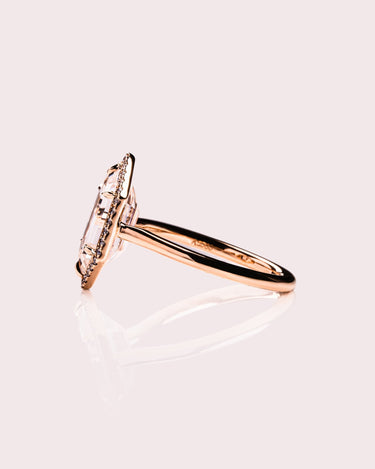 Evelyn - Elongated Hexagon - Zen Moissanite