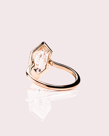 Evelyn - Elongated Hexagon - Zen Moissanite