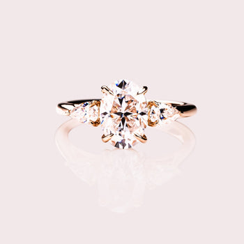 Hannah - Ovale (Gris) et Poire