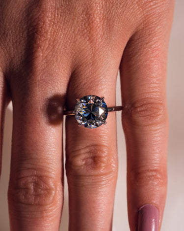 Harley - Round (Grey) - Zen Moissanite