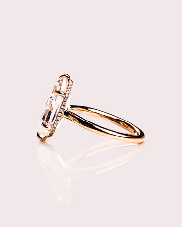 Jasmine - Elongated Hexagon - Zen Moissanite