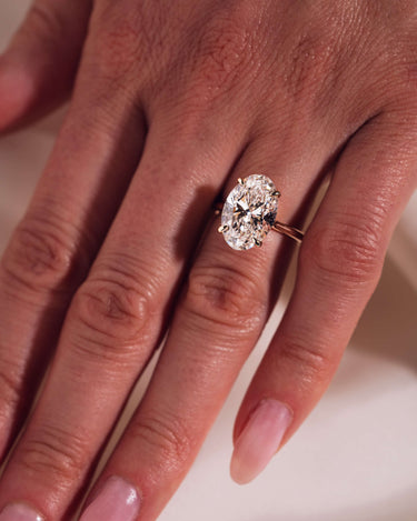 Jasmine - Oval Lab - Diamond - Zen Moissanite