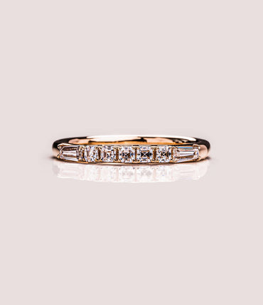 Lilian - Asscher & Tapered Baguette