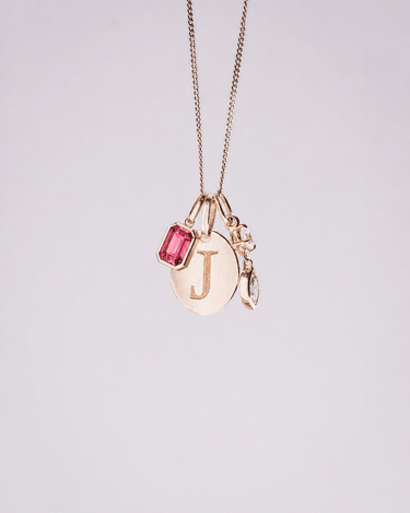 Pendant - Cushion & Bezel Marquise - Zen Moissanite