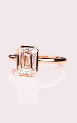 Ready to Ship - Beth - 2.5cte Emerald Lab-Diamond