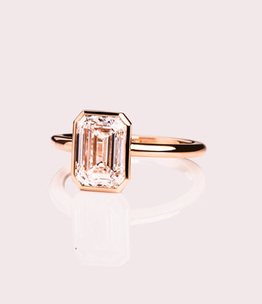 Ready to Ship - Beth - 2.5cte Emerald Lab-Diamond