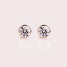 Ready to Ship - Demi Earrings - 2cte Round Brilliant - Zen Moissanite