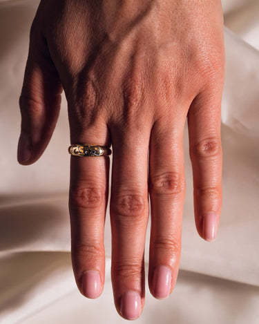 Ready to Ship - Dome Ring - Zen Moissanite
