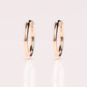 Ready to Ship - Gold Hoops (12mm) - Zen Moissanite