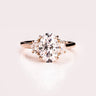 Ready to Ship - Hannah - Oval & Half Moon - Zen Moissanite