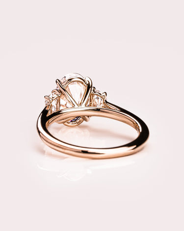 Ready to Ship - Hannah - Oval & Half Moon - Zen Moissanite