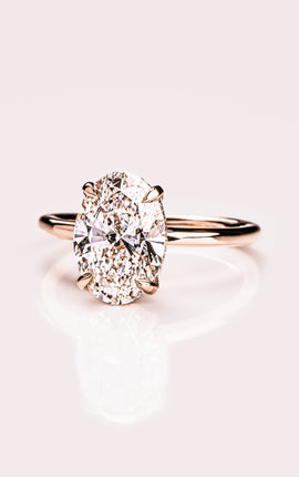 Ready to Ship - Harley - 3.03ct Oval Brilliant Lab-Diamond