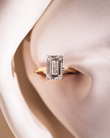 Ready to Ship - Harley - 3cte Emerald Lab - Diamond - Zen Moissanite