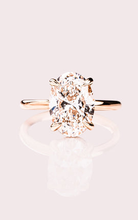 Ready to Ship - Harper - 3.07ct Oval Brilliant Lab-Diamond