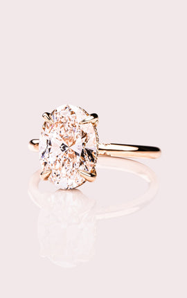 Ready to Ship - Harper - 3.07ct Oval Brilliant Lab-Diamond
