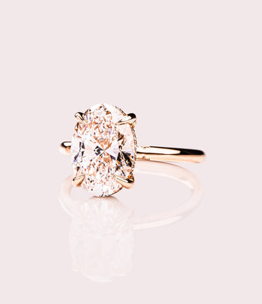 Ready to Ship - Harper - 3.07ct Oval Brilliant Lab-Diamond