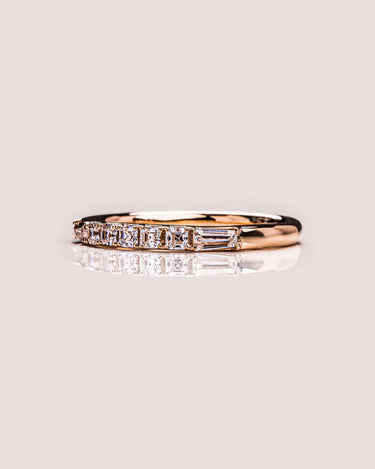 Ready to Ship - Lilian - Asscher & Tapered Baguette - Zen Moissanite