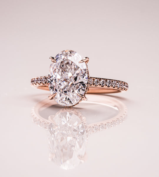 Jasmine (with Pavé) - Oval