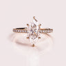 Ready to Ship - Jasmine (with Pavé) - Marquise - Zen Moissanite