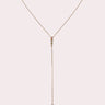 Ready to Ship - Lariat Rainbow Necklace - Zen Moissanite