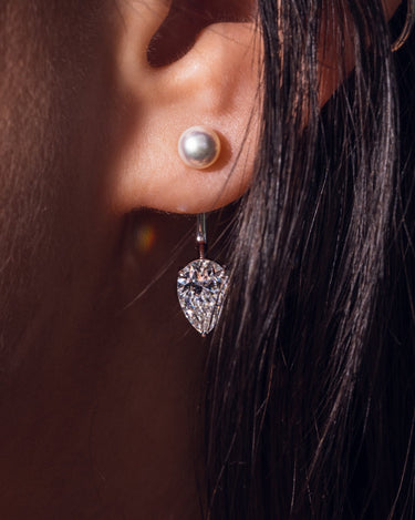 Serena & Maisie Set - Pearl & Pear - Zen Moissanite