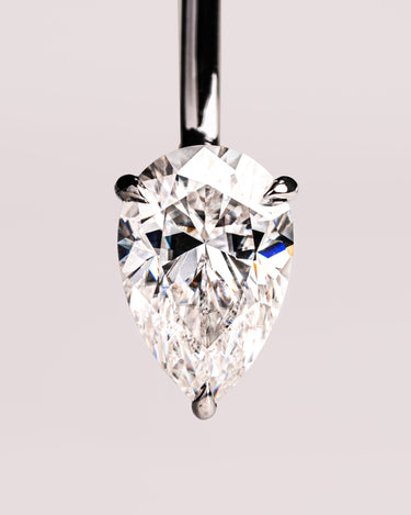 Serena - Pear - Zen Moissanite