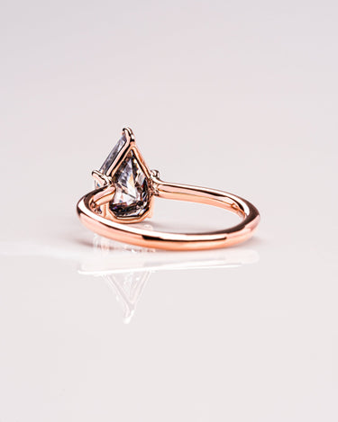 Veronica - Shield Cut (Grey) - Zen Moissanite